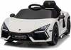 Laste elektriauto Ramiz Lamborghini Revuelto, valge