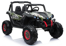 Kahekohaline laste elektriauto Lean Cars Buggy XMX603, must/roheline