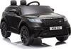 Kahekohaline laste elektriauto Lean Toys Range Rover, must lakitud