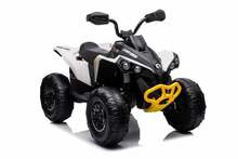 Laste elektriline ATV Lean Toys Quad CAN-AM Renegate, valge/must