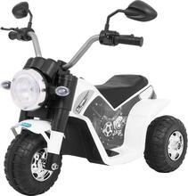 Laste elektriline kolmerattaline mootorratas Ramiz MiniBike, valge