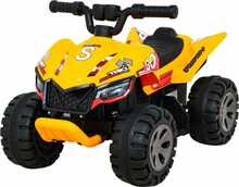 Laste elektriline ATV Ramiz The Fastest, kollane