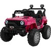 Kahekohaline laste elektriauto Jeep Off Road 4x4, roosa