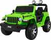 Laste elektriauto Jeep Wrangler Rubicon, roheline