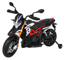 Laste elektrimootorratas Ramiz Aprilia, must