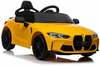 Laste elektriauto Lean Cars BMW M4, kollane