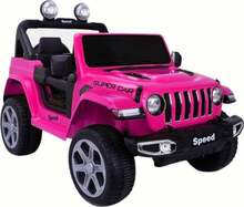 Kahekohaline laste elektriauto Lean Cars Jeep FT-938, roosa