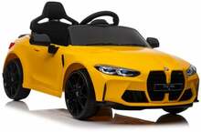 Laste elektriauto Lean Cars BMW M4, kollane