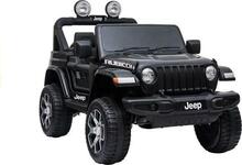 Kahekohaline laste elektriauto Lean Cars Jeep Rubicon 4x4, must