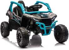 Laste elektriauto Lean Cars Kawasaki JS330, must ja sinine