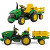 Elektriline traktor Peg Perego John Deere Ground Force 12V, roheline, haagisega