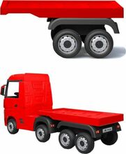 Poolhaagis Lean Cars HL358 Mercedes Actros, punane
