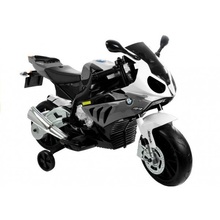 Laste elektrimootorratas Lean Sport BMW S1000RR, hõbe