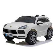Laste elektriauto Ramiz Porsche Cayenne S, valge