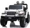 Laste elektriauto Techwo Jeep Wrangler Rubicon 12V, valge