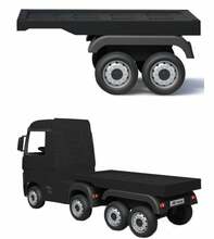Poolhaagis Lean Cars HL358 Mercedes Actros, must