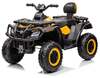 Laste elektriline ATV Lean Cars Quad S615, must/kollane
