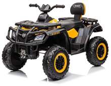 Laste elektriline ATV Lean Cars Quad S615, must/kollane