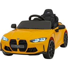 Laste elektriauto BMW M4, kollane