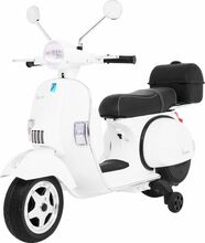 Laste elektriline motoroller Ramiz Vespa, valge