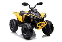 Laste elektriline ATV Lean Toys Quad CAN-AM Renegate, kollane