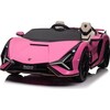 Laste elektriauto Ramiz Lamborghini SIAN, roosa