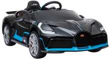 Laste elektriauto Lean Cars Bugatti Divo, must värvitud
