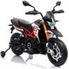 Akumulaatoriga mootorratas Lean Cars Aprilia A007, must-punane