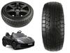 Tagavara ratas Lean Cars Perfecta YSA021A, must