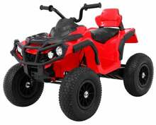 Laste elektriline ATV Ramiz Quad Air Wheel, punane
