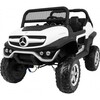 Kahekohaline laste elektriauto Ramiz Mercedes Benz Unimog, valge