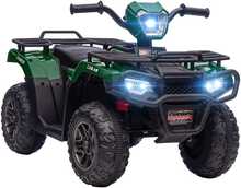Laste elektriline ATV Homcom, must+roheline