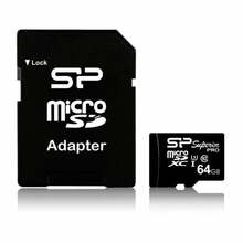 Mälukaart Silicon Power SP064GBSTXDU3V10SP microSDXC, UHS-I, CL10, 64GB