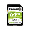 Mälukaart Kingston Canvas Select Plus SDS2/64GB, SDXC, UHS-I, CL10, 64GB