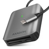Mälukaardilugeja Axagon CRE-S3C, USB-C 3.2 Gen 1, 3 pesa