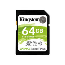 Mälukaart Kingston Canvas Select Plus SDS2/64GB, SDXC, UHS-I, CL10, 64GB