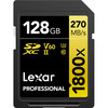 Mälukaart Lexar Professional 1800x LSD1800128G-BNNNG SDXC, UHS-II, CL10, 128GB