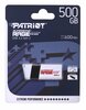 USB mälupulk Patriot Rage Prime PEF500GRPMW32U, 512GB, USB 3.2, 600 MB/s
