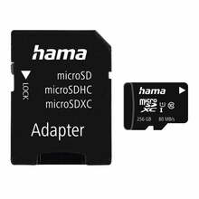 Mälukaart Hama 124171 microSDXC, UHS-I, CL10, 256GB