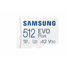Mälukaart Samsung EVO Plus MB-MC512SA/EU, microSDXC, UHS-I, CL10, 512GB