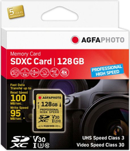 Mälukaart AgfaPhoto SDXC UHS I, 128GB