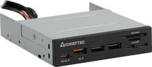 Kaardilugeja Chieftec CRD-908H, USB 3.2 Gen 1, must