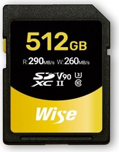 Mälukaart Wise SDXC UHS-II V90 WI-SD-N512, 512GB