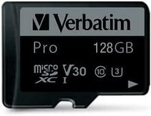 Mälukaart Verbatim microSDXC Pro, UHS-I, CL10, 128GB