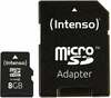 Mälukaart Intenso Micro SDHC 3413460, CL10, 8GB