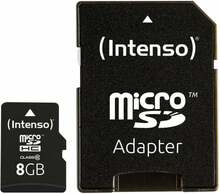 Mälukaart Intenso Micro SDHC 3413460, CL10, 8GB