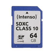 Mälukaart Intenso SDXC, CL10, 64GB