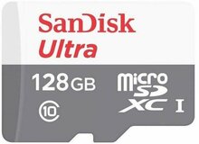 Mälukaart SanDisk Ultra SDSQUNR-128G-GN3MA microSDXC, UHS-I, CL10, 128GB
