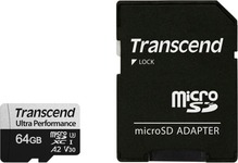 Mälukaart Transcend 340S, microSDXC, UHS-I, CL10, 64GB