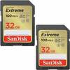 Mälukaart SanDisk Extreme SDHC, UHS-I, CL10, 32GB, 2-pack